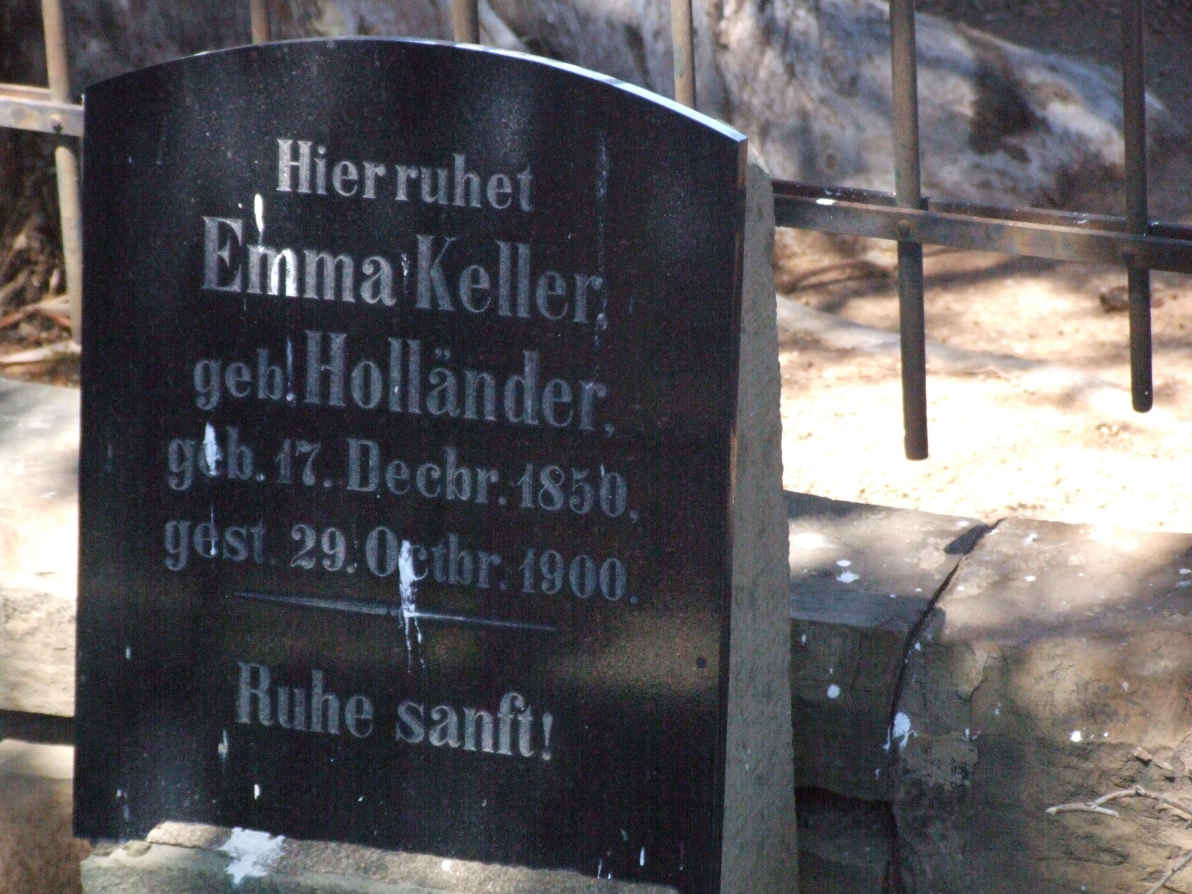 KELLER Emma nee HOLLANDER 1850-1900