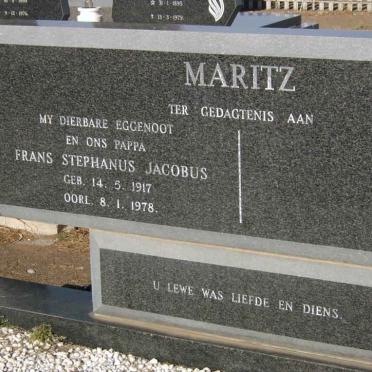 MARITZ Stephanus Jacobus 1917-1978