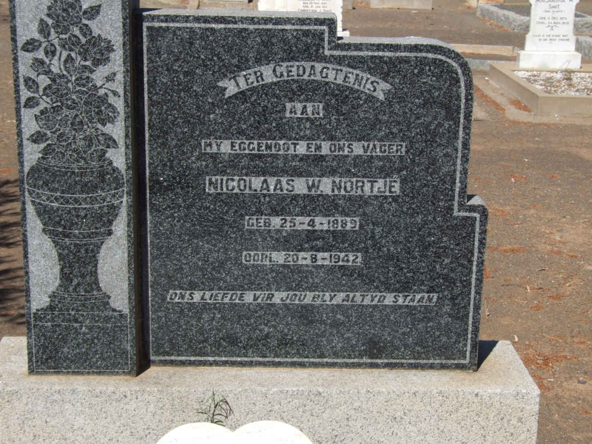 NORTJE Nicolaas W. 1889-1942