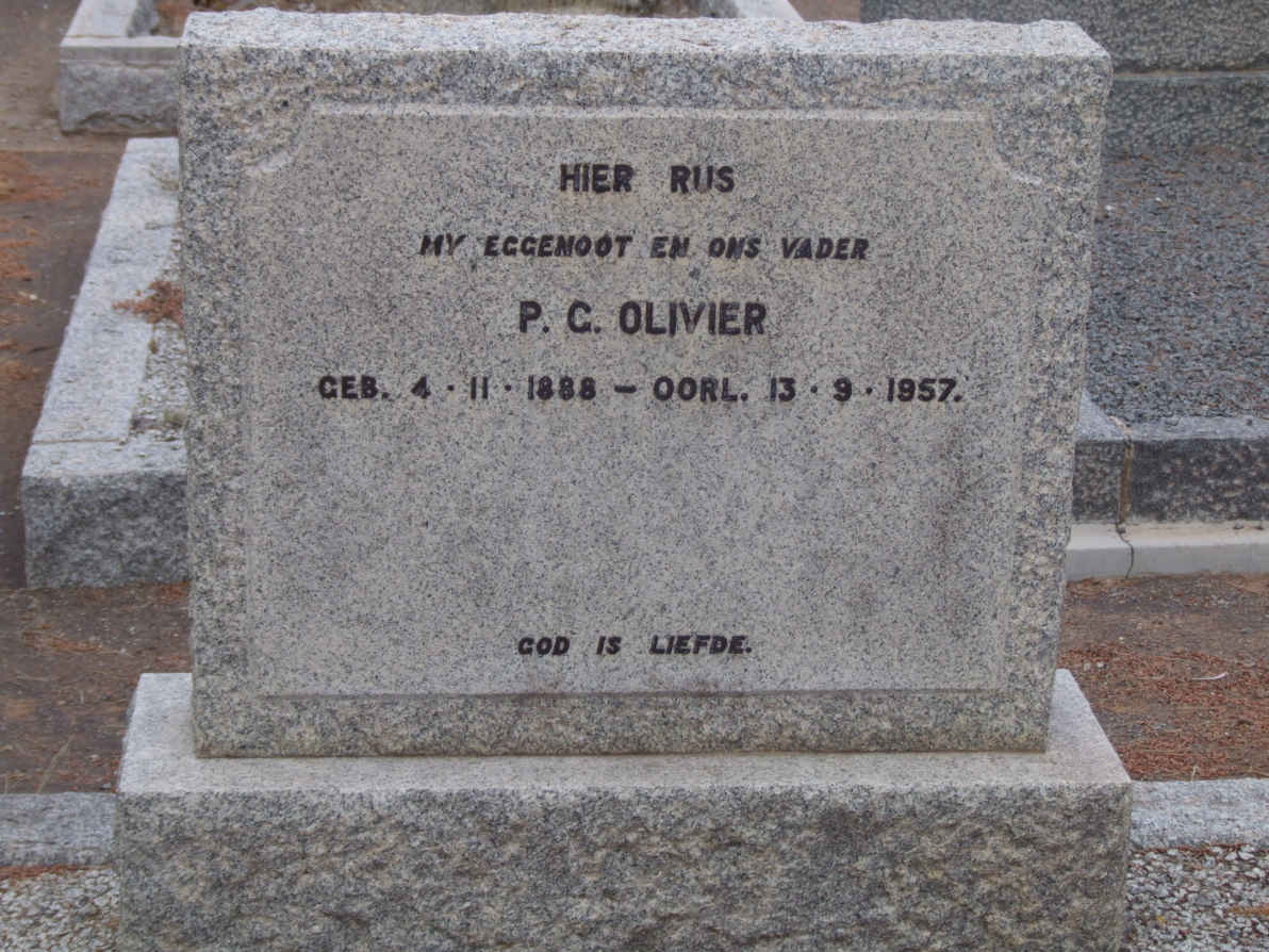 OLIVIER P.G. 1888-1957