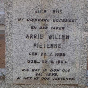 PIETERSE Arrie Willem 1895-1957