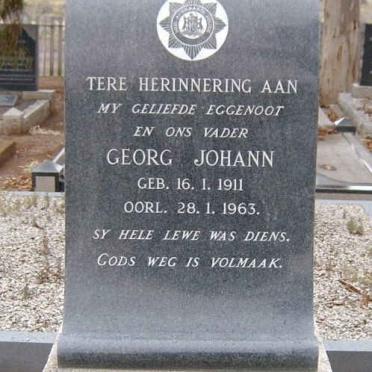 RIDDER Georg Johann, de 1911-1963