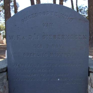 SIEBERHAGEN Baba 1897-1897