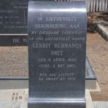 SMIT Gerrit Hermanus 1921-1961