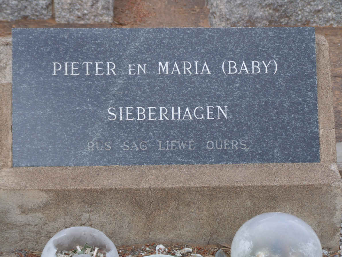 SIEBERHAGEN Pieter &amp; Maria