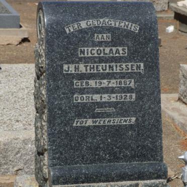 THEUNISSEN Nicolaas J.H. 1887-1928