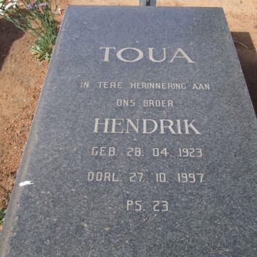 TOUA Hendrik 1923-1997