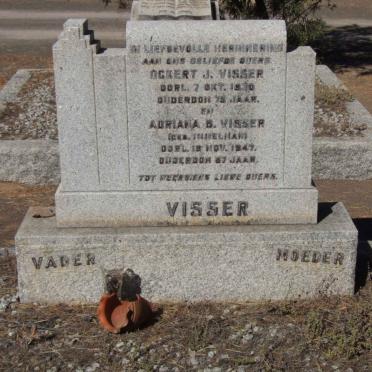 VISSER Ockert J. -1930 &amp; Adriana B. IMMELMAN -1947