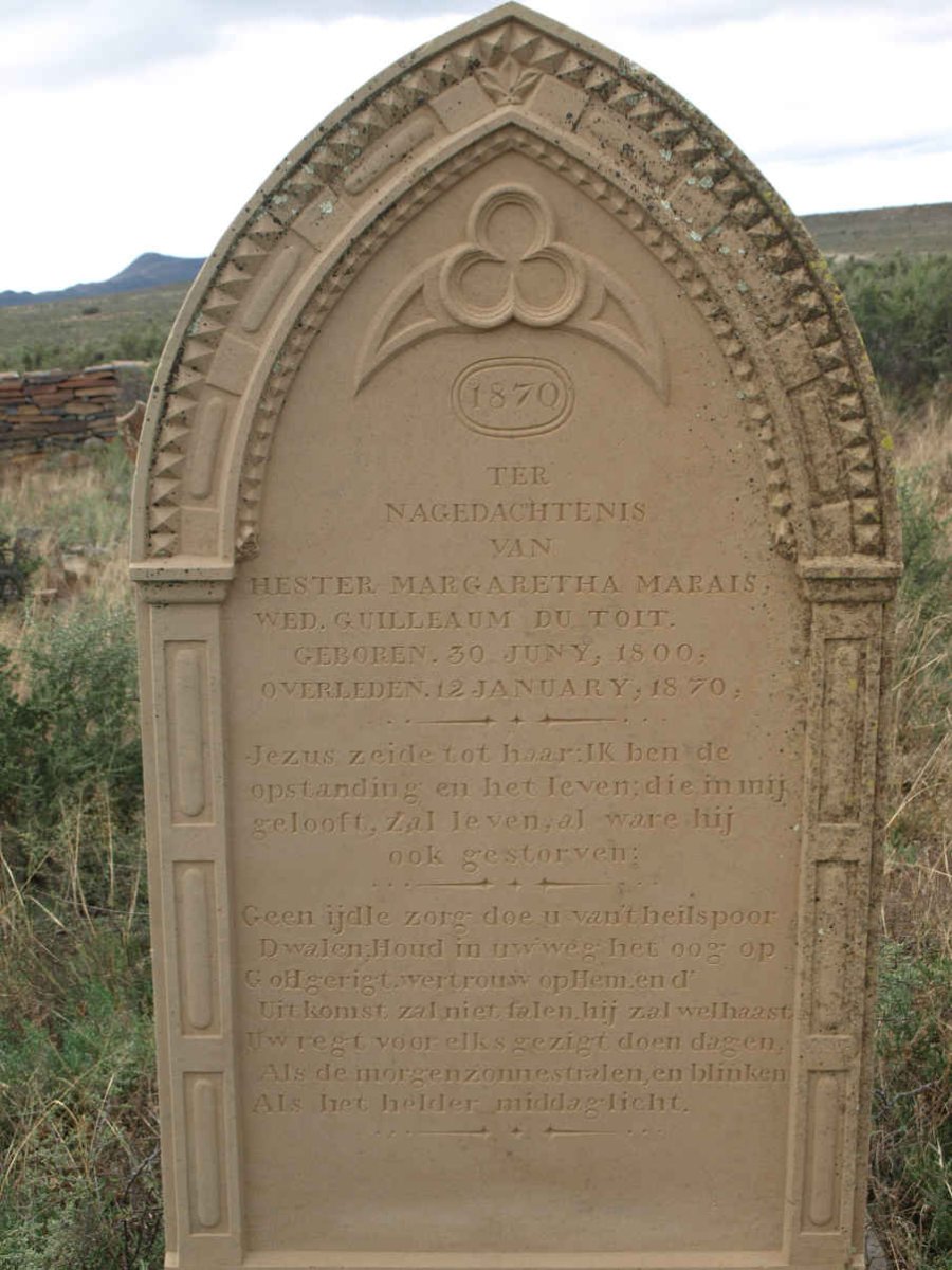 MARAIS Hester Margaretha 1800-1870