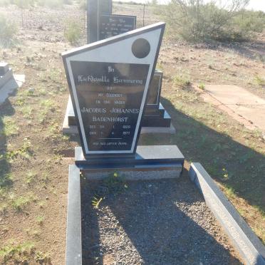 BADENHORST Jacobus Johannes 1928-1977