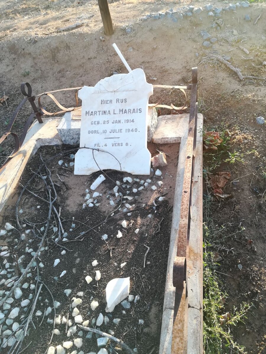 MARAIS Martina L. 1914-1940