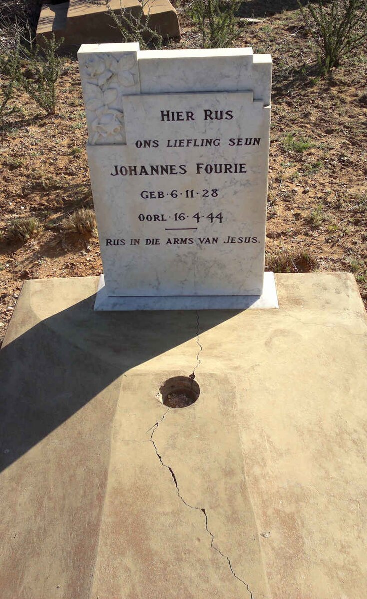 FOURIE Johannes 1928-1944