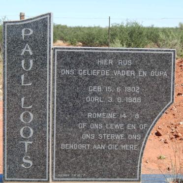 LOOTS Paul 1902-1988