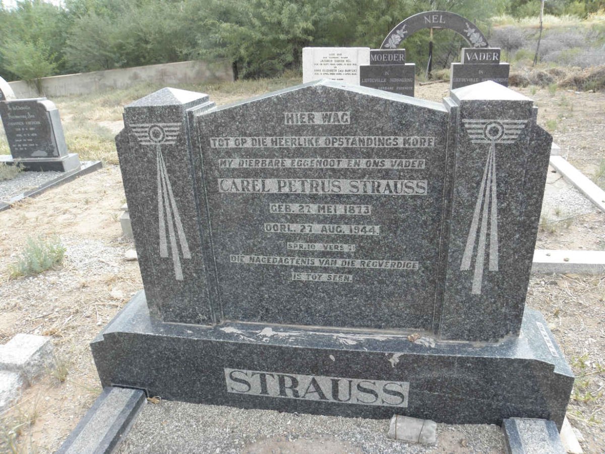 STRAUSS Carel Petrus 1873-1944