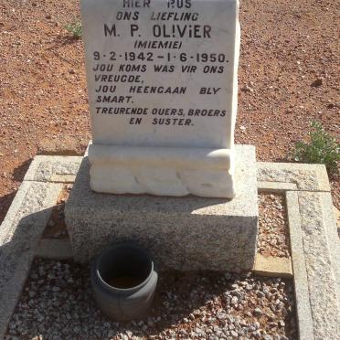 OLIVIER M.P. 1942-1950