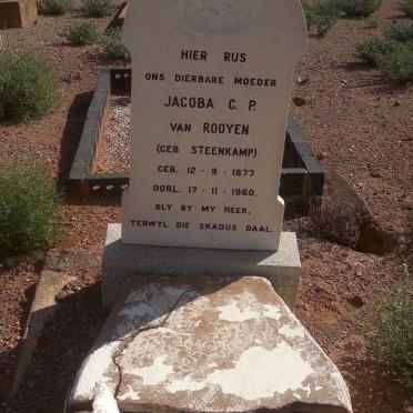 ROOYEN Jacoba C.P., van nee STEENKAMP 1877-1960