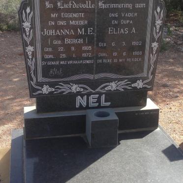 NEL Elias A. 1902-1988 &amp; Johanna M.E. BERGH 1905-1972