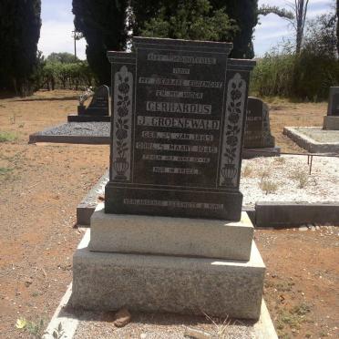 GROENEWALD Gerhardus J. 1885-1946