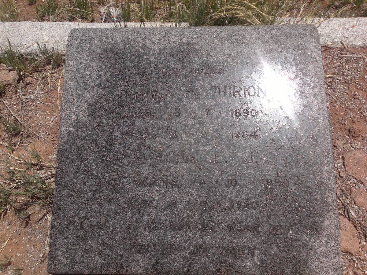 THIRION ? 1890-1964 &amp; Martha Elizabeth Johanna MANS 1890-1950
