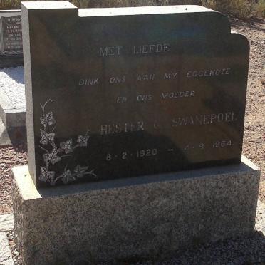 SWANEPOEL Hester C. 1920-1964