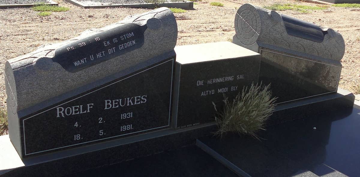 BEUKES Roelf 1931-1981