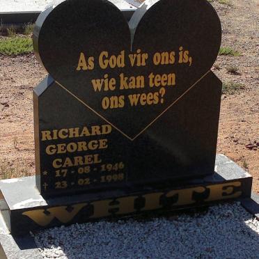 WHITE Richard George Carel 1946-1998