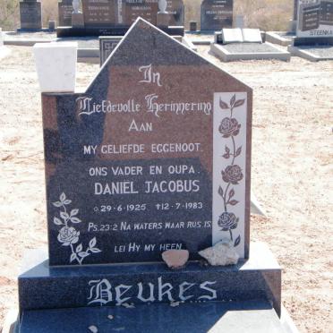 BEUKES Daniël Jacobus 1925-1983