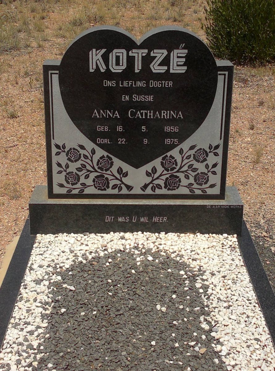 KOTZE Anna Catharina 1956-1975