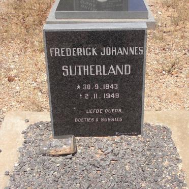 SUTHERLAND Frederick Johannes 1943-1949