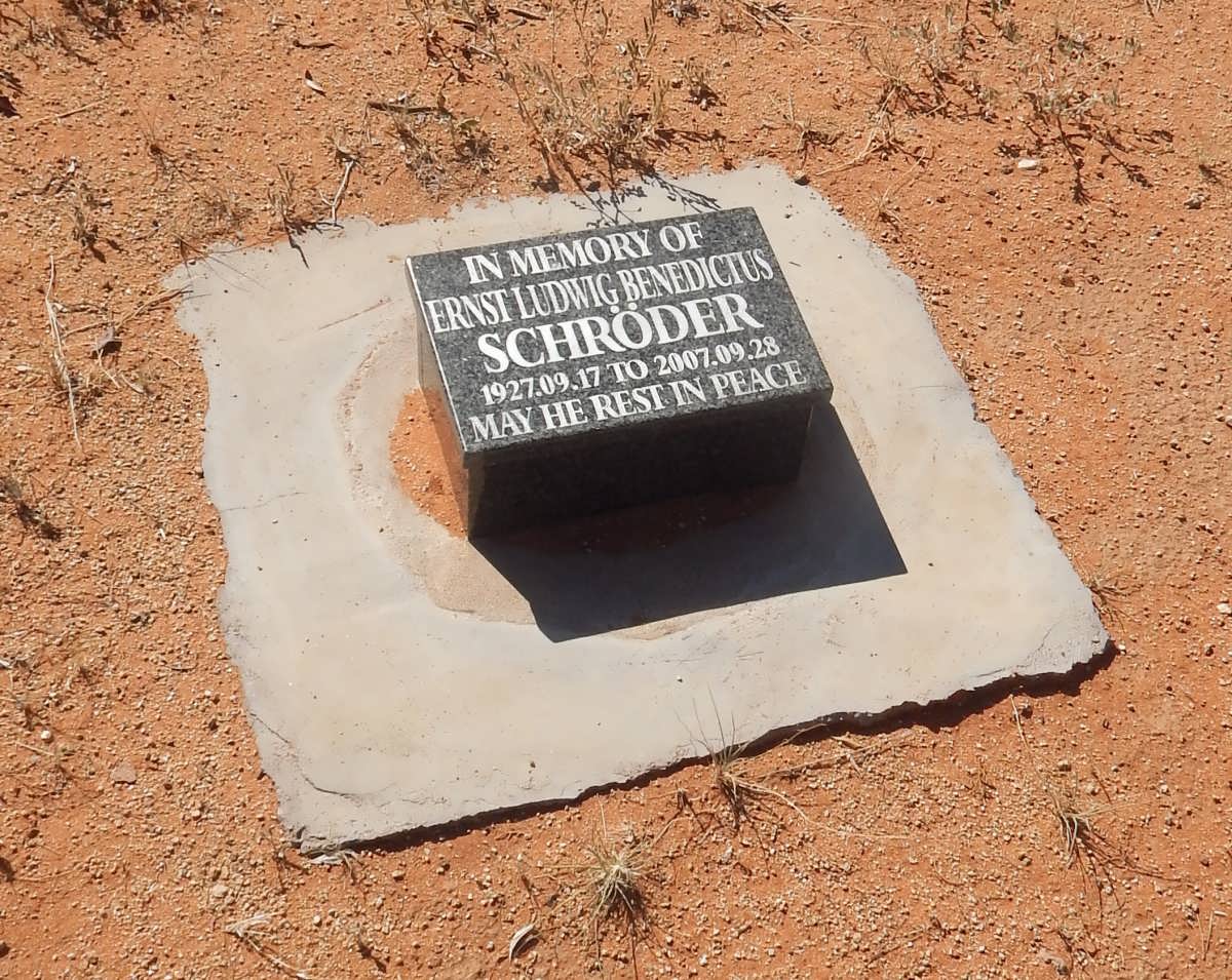 SCHRODER Ernst Ludwig Benedictus 1927-2007