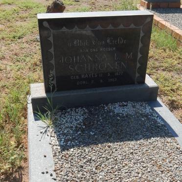 SCHRONEN Johanna L.M. nee HAYES 1877-19??