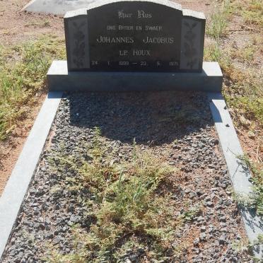 ROUX Johannes Jacobus, Le 1899-1971