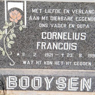 BOOYSEN Cornelius Francois 1921-1998