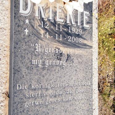 BASSON Jan Willem 1922-1967 &amp; Driekie 1929-2008