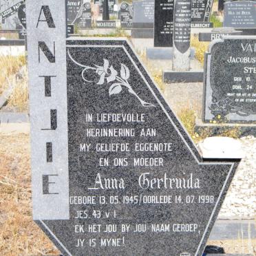 CRAFFORD Anna Gertruida 1945-1998