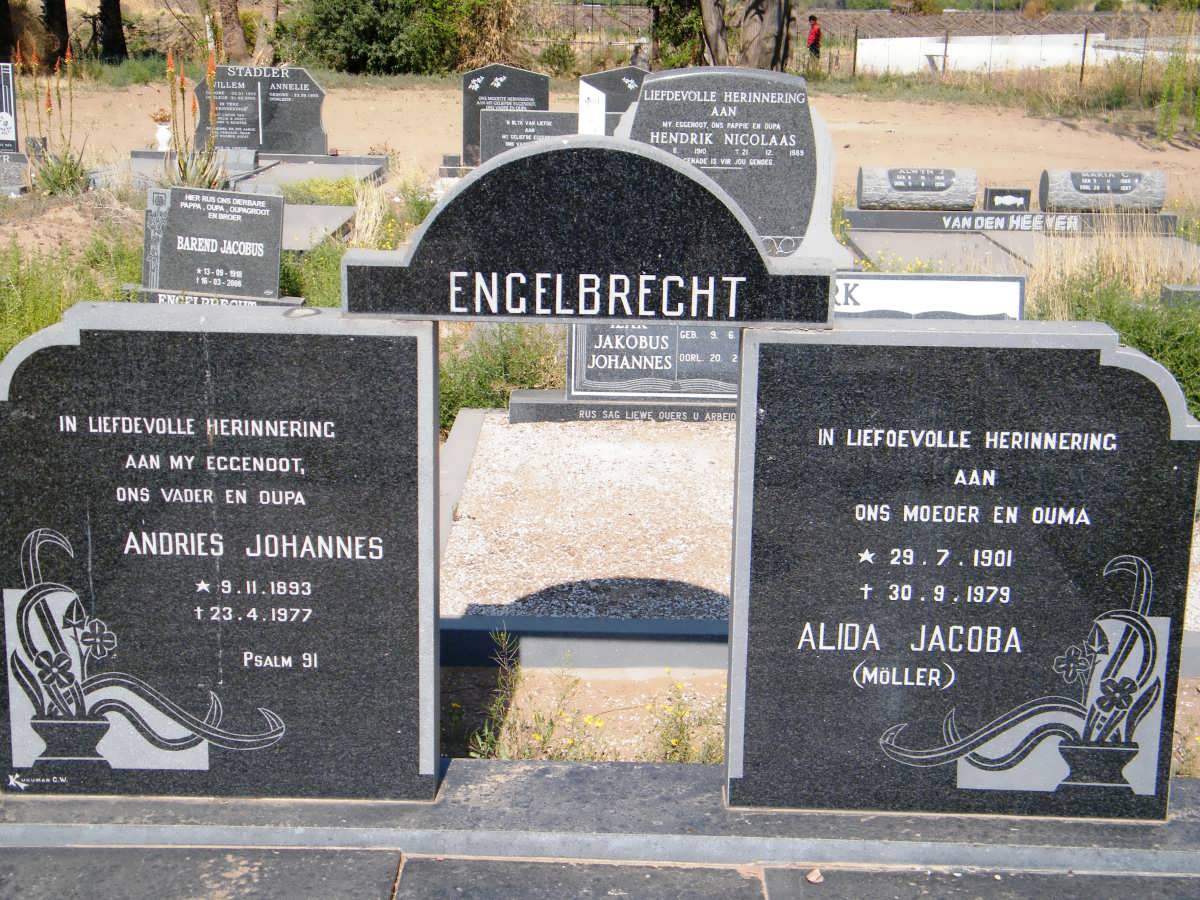 ENGELBRECHT Andries Johannes 1893-1977 &amp; Alida Jacoba MÖLLER 1901-1973