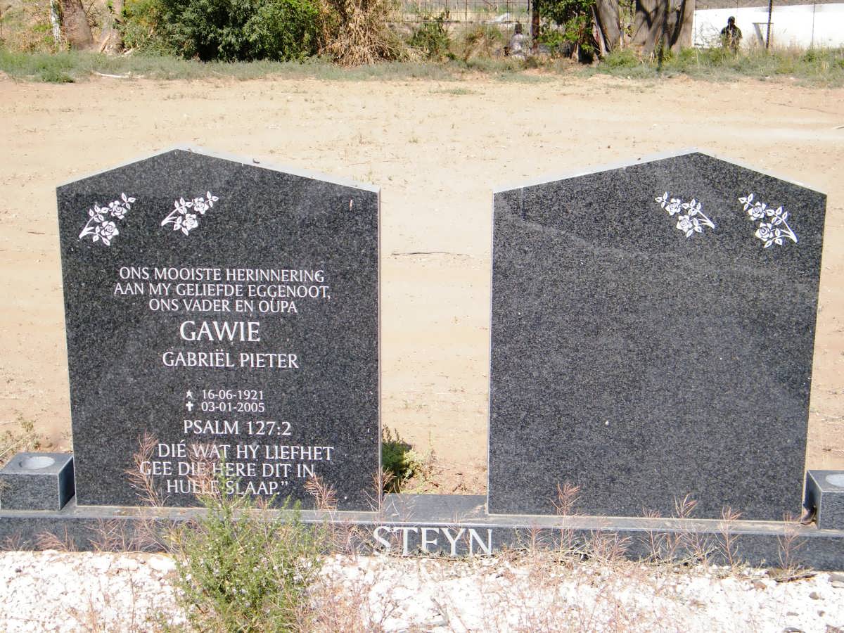 STEYN Gabriël Pieter 1921-2005