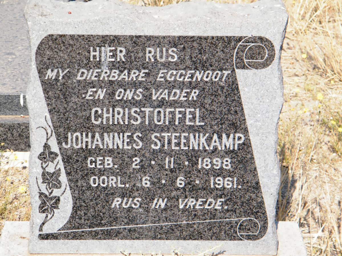 STEENKAMP Christoffel Johannes 1898-1961