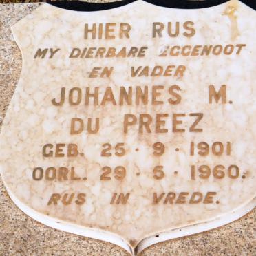 PREEZ Johannes M., du 1901-1960