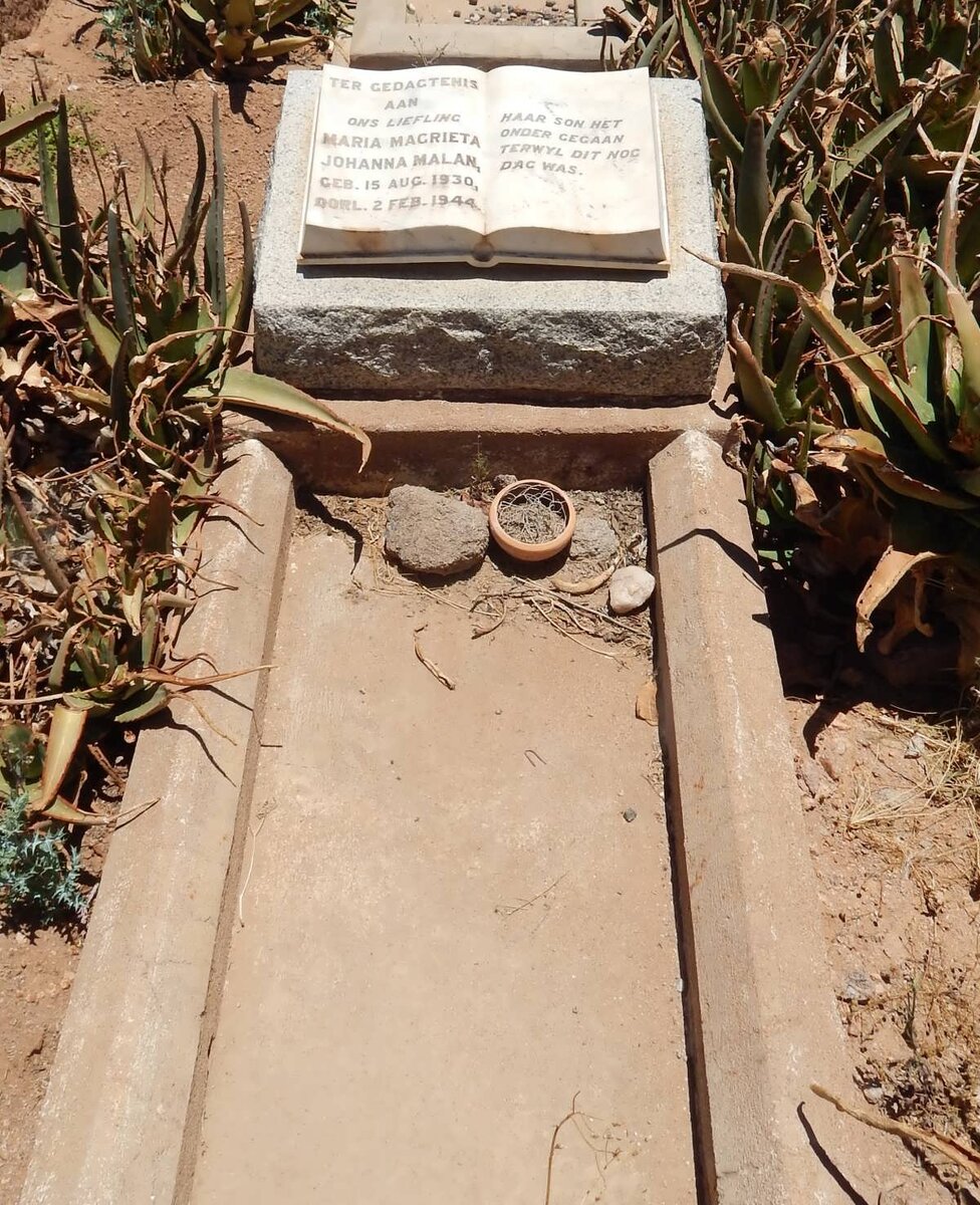 MALAN Maria Magrieta Johanna 1930-1944