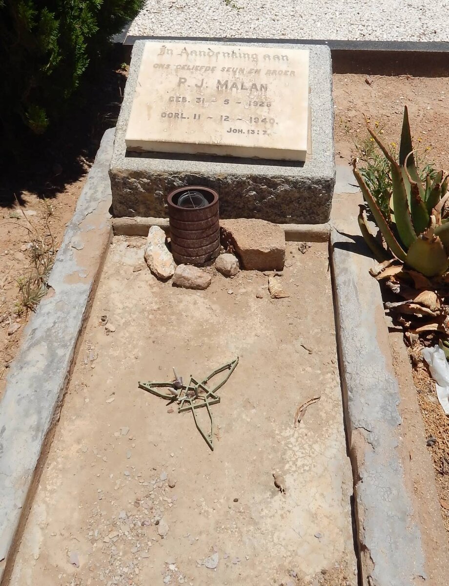 MALAN P.J. 1926-1940