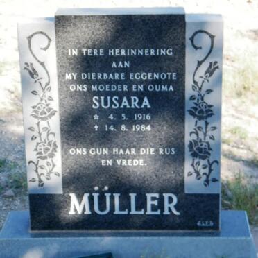 MÜLLER Susara 1916-1984