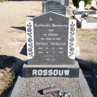 ROSSOUW Petrus Nicolaas 1892-1975