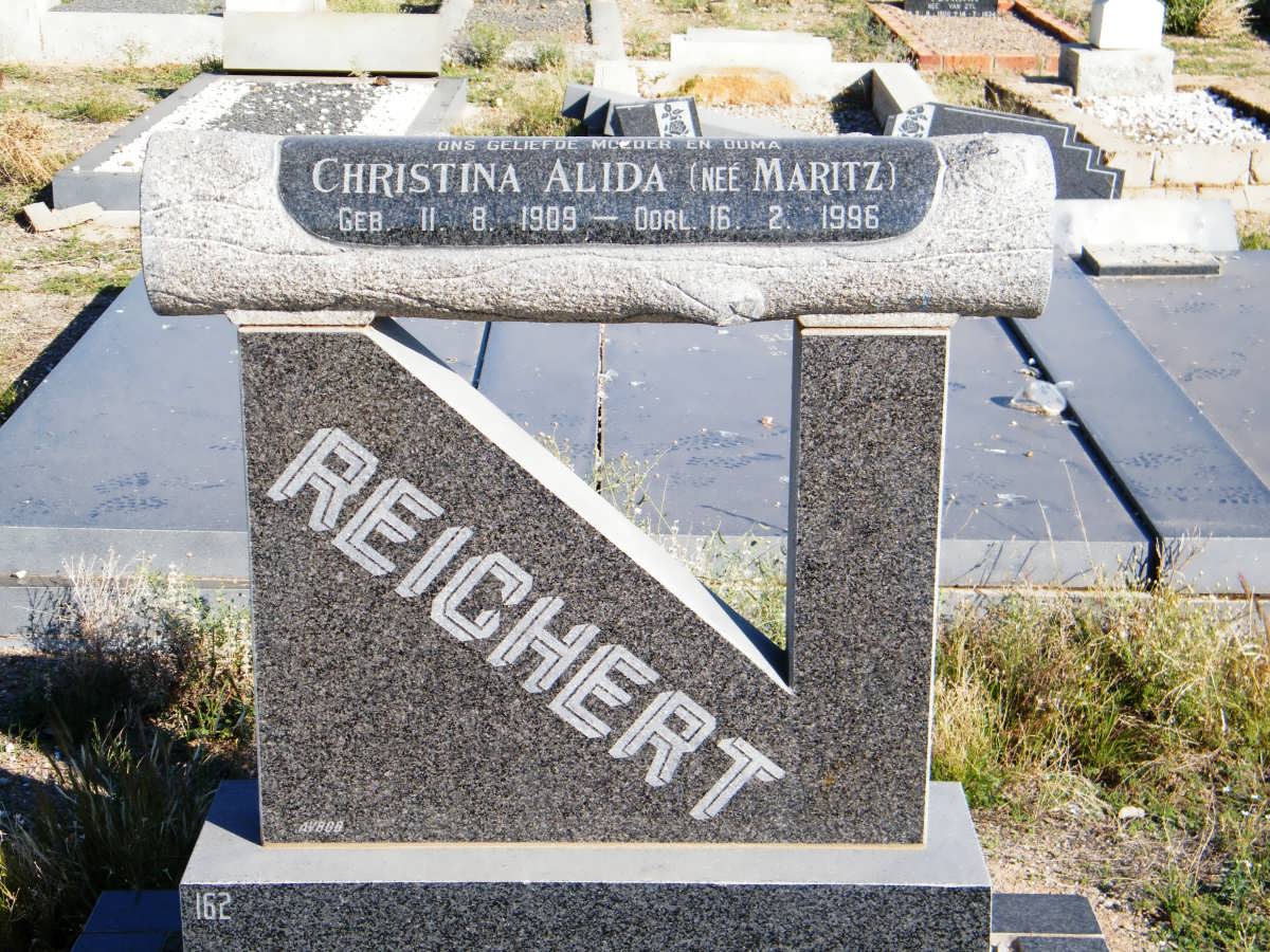 REICHERT Christina Alida nee MARITZ 1909-1996