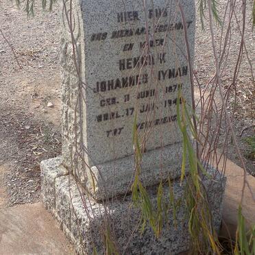 SNYMAN Hendrik Johannes 1879-1949