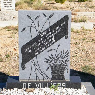 VILLIERS David J., de 1900-1977