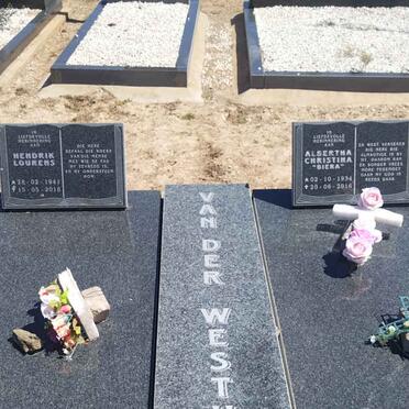 WESTHUIZEN Hendrik Lourens, van der 1941-2016 & Albertha Christina 1934-2016 _1