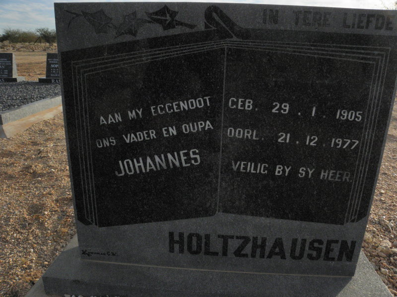 HOLTZHAUSEN Johannes 1905-1977