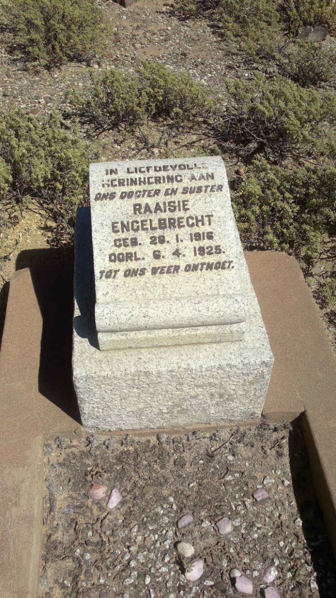 ENGELBRECHT Raaisie 1916-1925