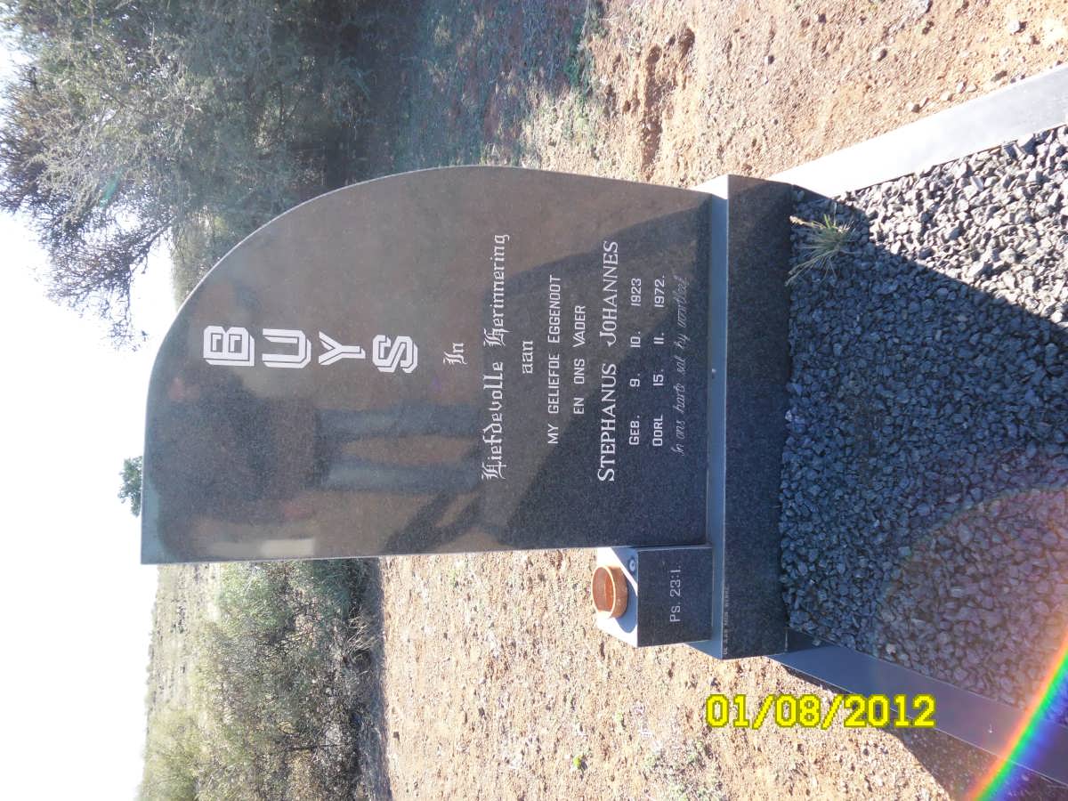 BUYS Stephanus Johannes 1923-1972